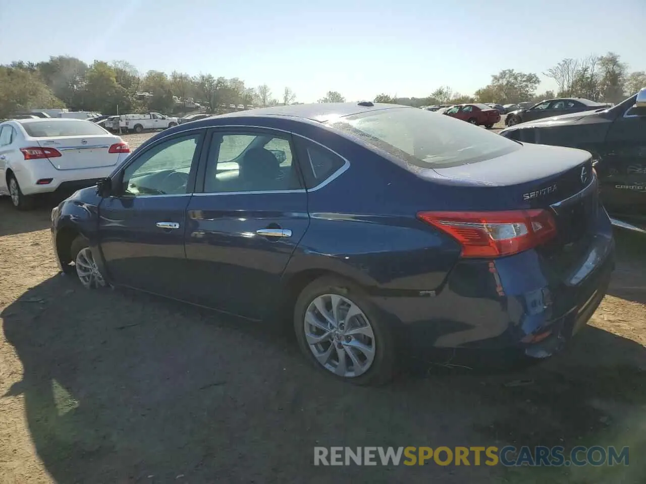 2 fotografías del automóvil dañado 3N1AB7AP5KY289374 NISSAN SENTRA 2019