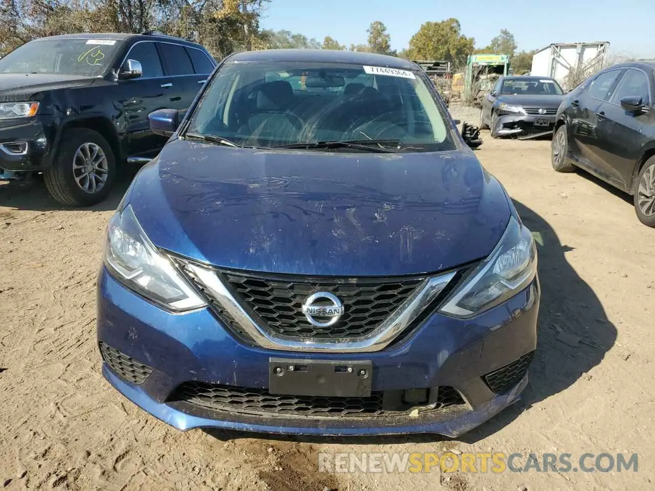 5 fotografías del automóvil dañado 3N1AB7AP5KY289374 NISSAN SENTRA 2019