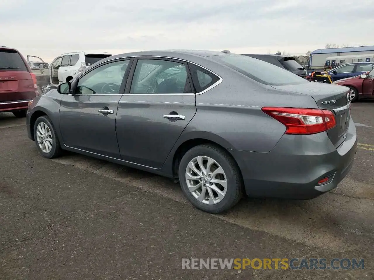 2 fotografías del automóvil dañado 3N1AB7AP5KY289522 NISSAN SENTRA 2019