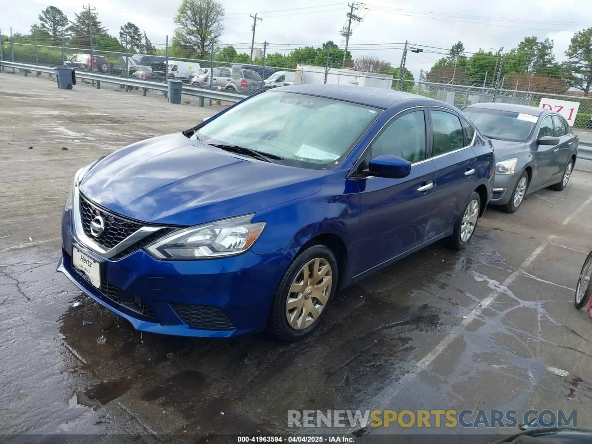 2 fotografías del automóvil dañado 3N1AB7AP5KY302334 NISSAN SENTRA 2019