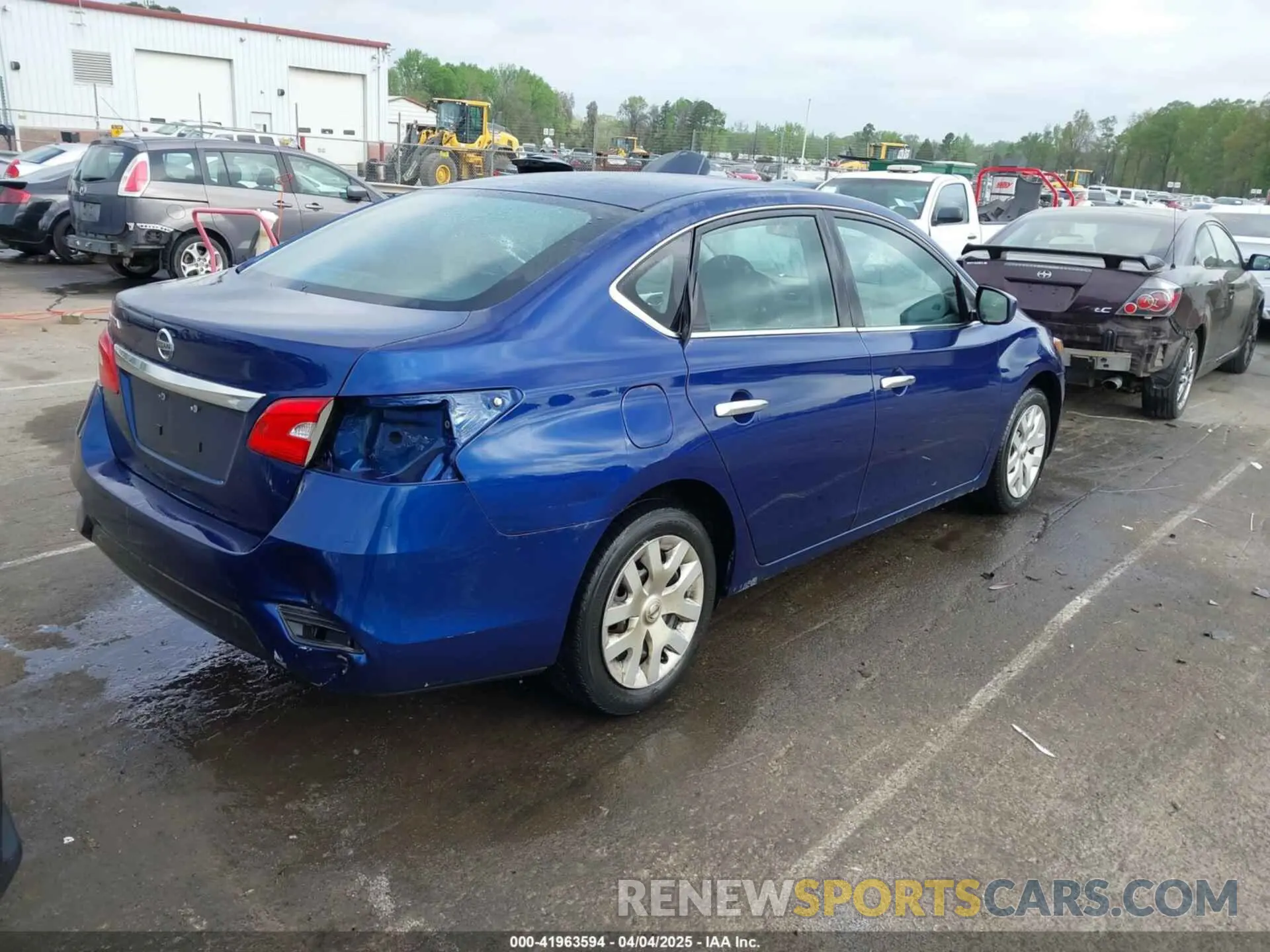 4 fotografías del automóvil dañado 3N1AB7AP5KY302334 NISSAN SENTRA 2019