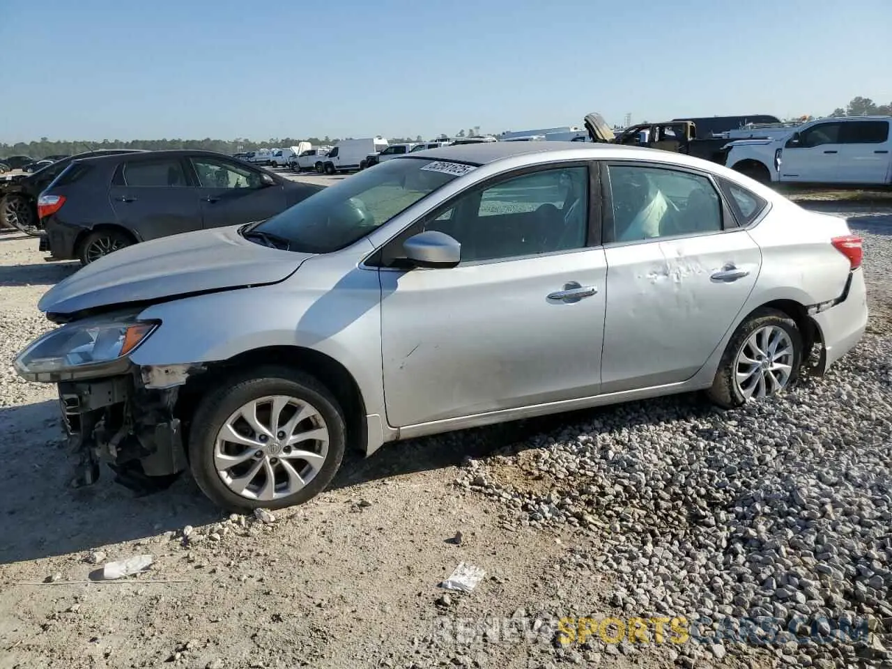 1 fotografías del automóvil dañado 3N1AB7AP5KY309736 NISSAN SENTRA 2019