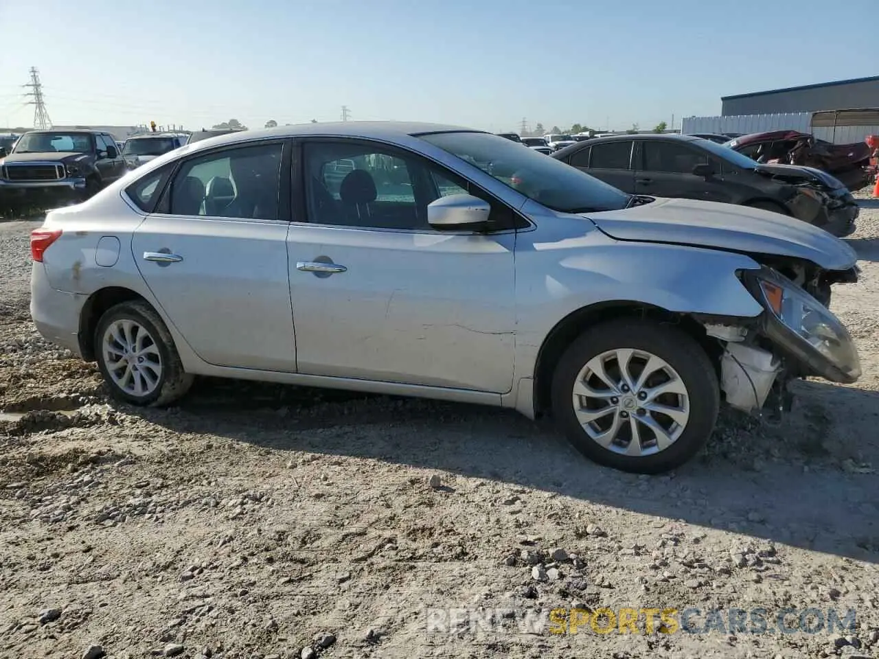 4 fotografías del automóvil dañado 3N1AB7AP5KY309736 NISSAN SENTRA 2019
