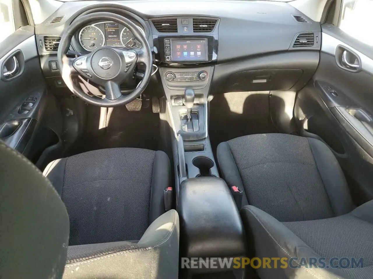 8 fotografías del automóvil dañado 3N1AB7AP5KY309736 NISSAN SENTRA 2019