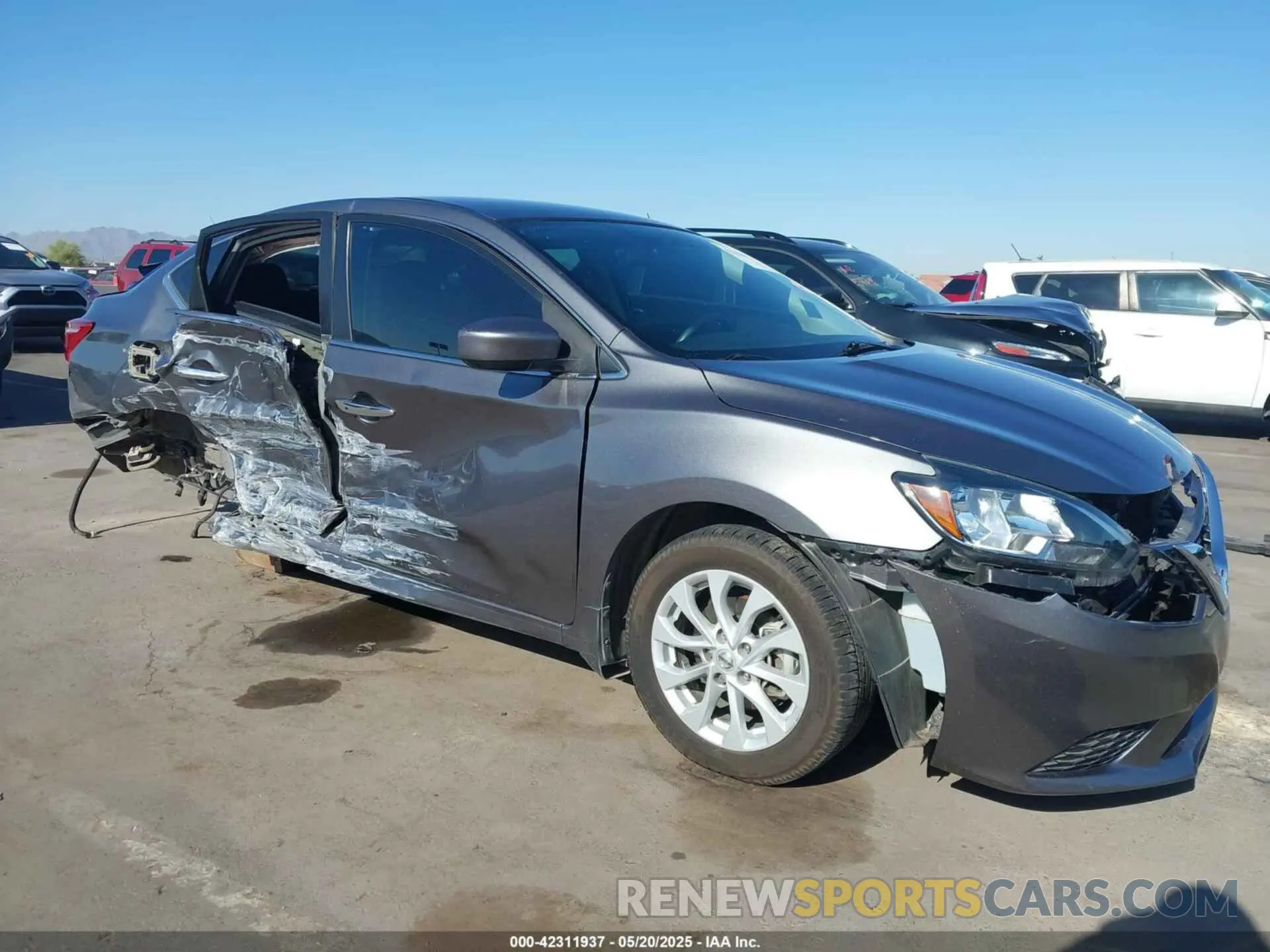 1 fotografías del automóvil dañado 3N1AB7AP5KY312085 NISSAN SENTRA 2019