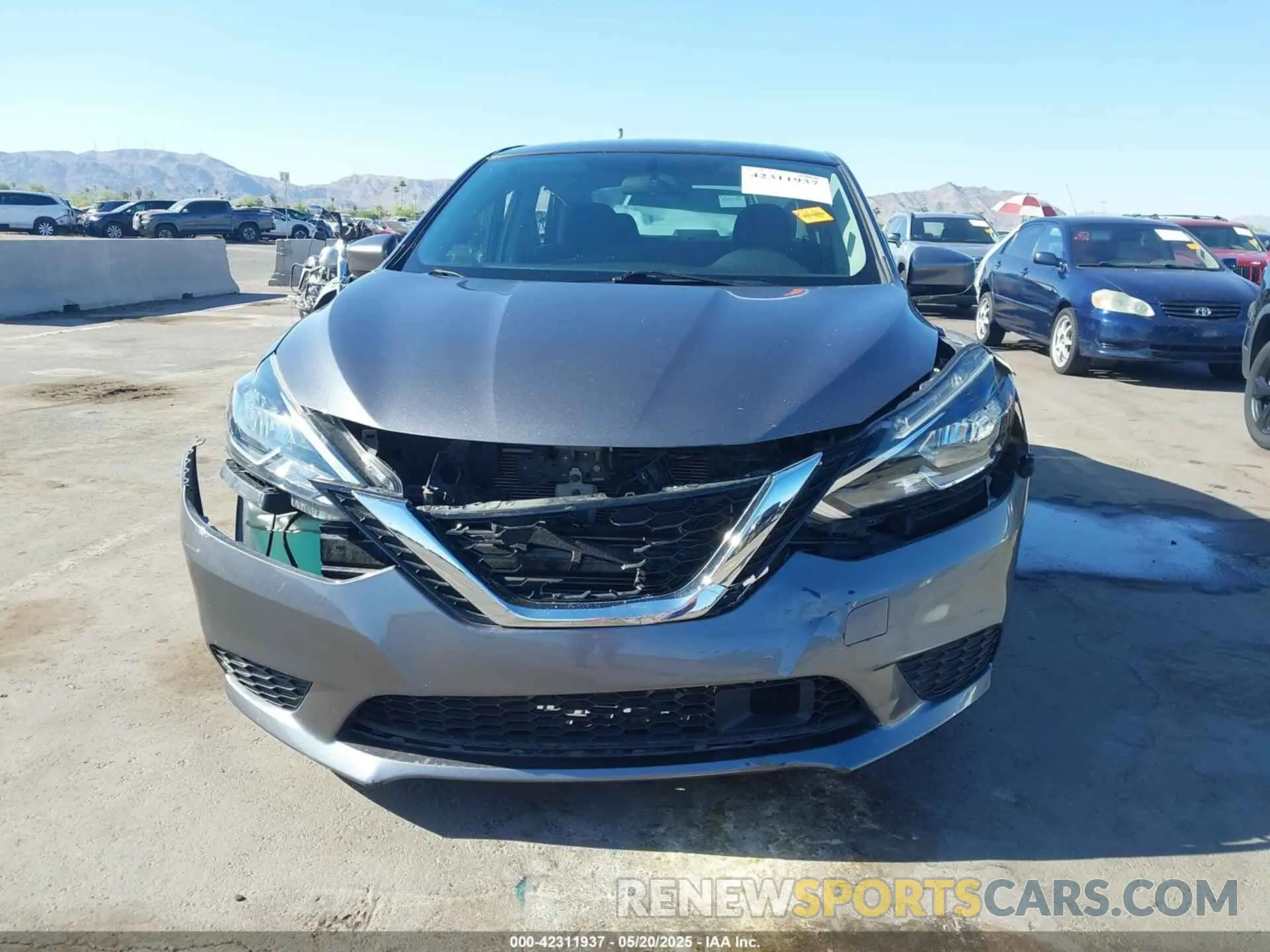 16 fotografías del automóvil dañado 3N1AB7AP5KY312085 NISSAN SENTRA 2019