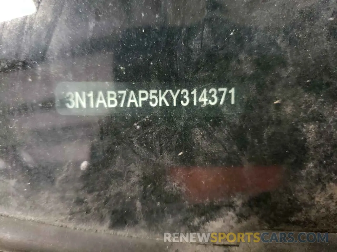 13 fotografías del automóvil dañado 3N1AB7AP5KY314371 NISSAN SENTRA 2019