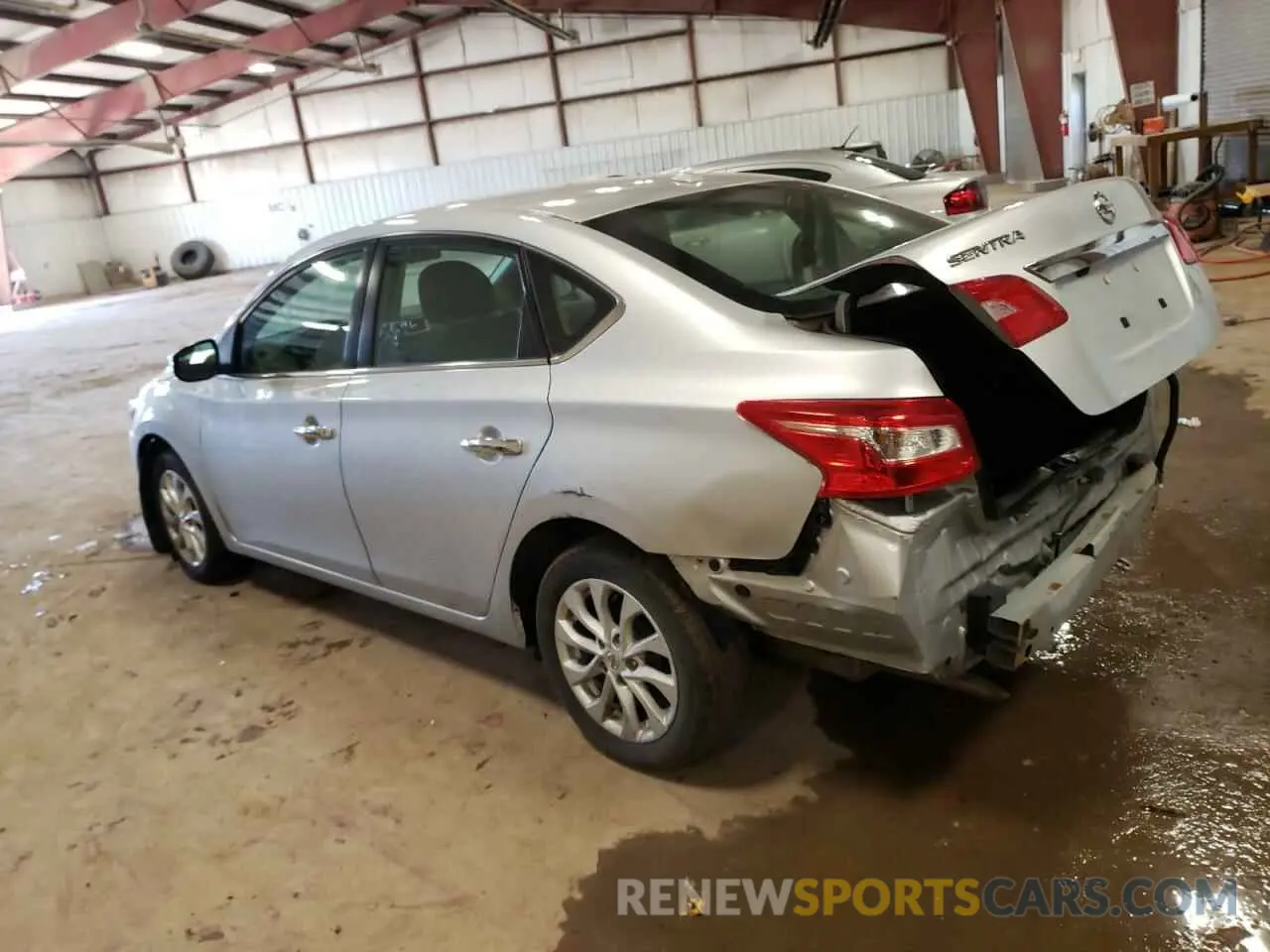 2 fotografías del automóvil dañado 3N1AB7AP5KY314371 NISSAN SENTRA 2019
