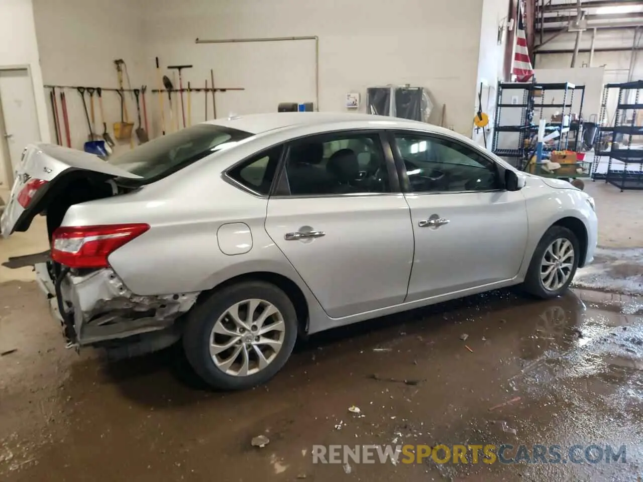 3 fotografías del automóvil dañado 3N1AB7AP5KY314371 NISSAN SENTRA 2019