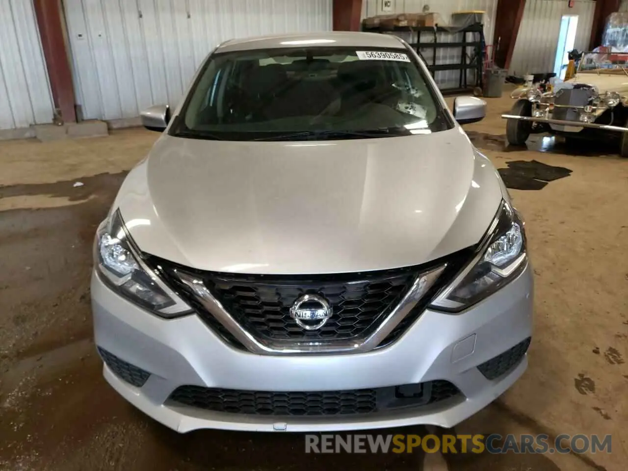 5 fotografías del automóvil dañado 3N1AB7AP5KY314371 NISSAN SENTRA 2019