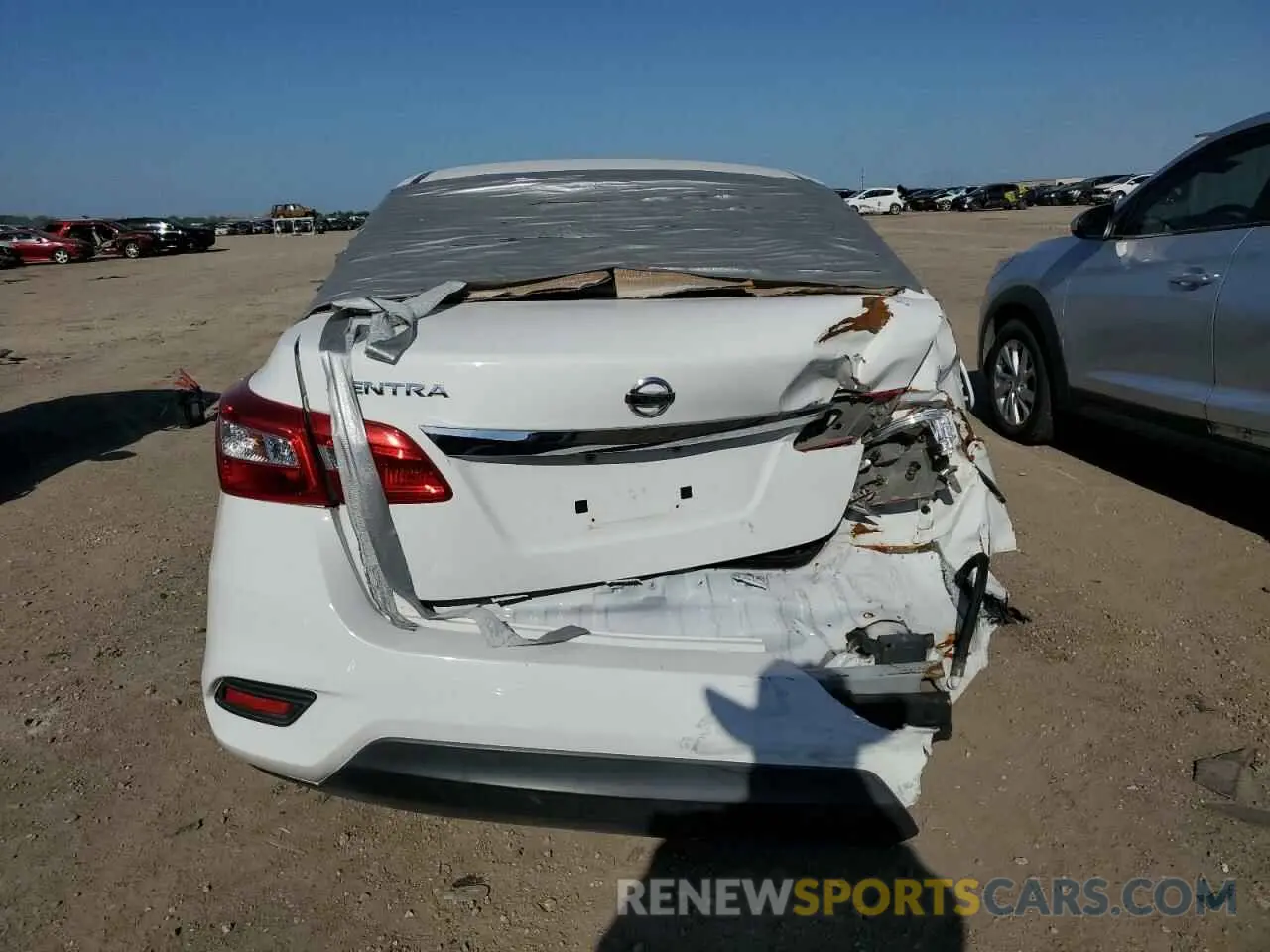 6 fotografías del automóvil dañado 3N1AB7AP5KY318078 NISSAN SENTRA 2019
