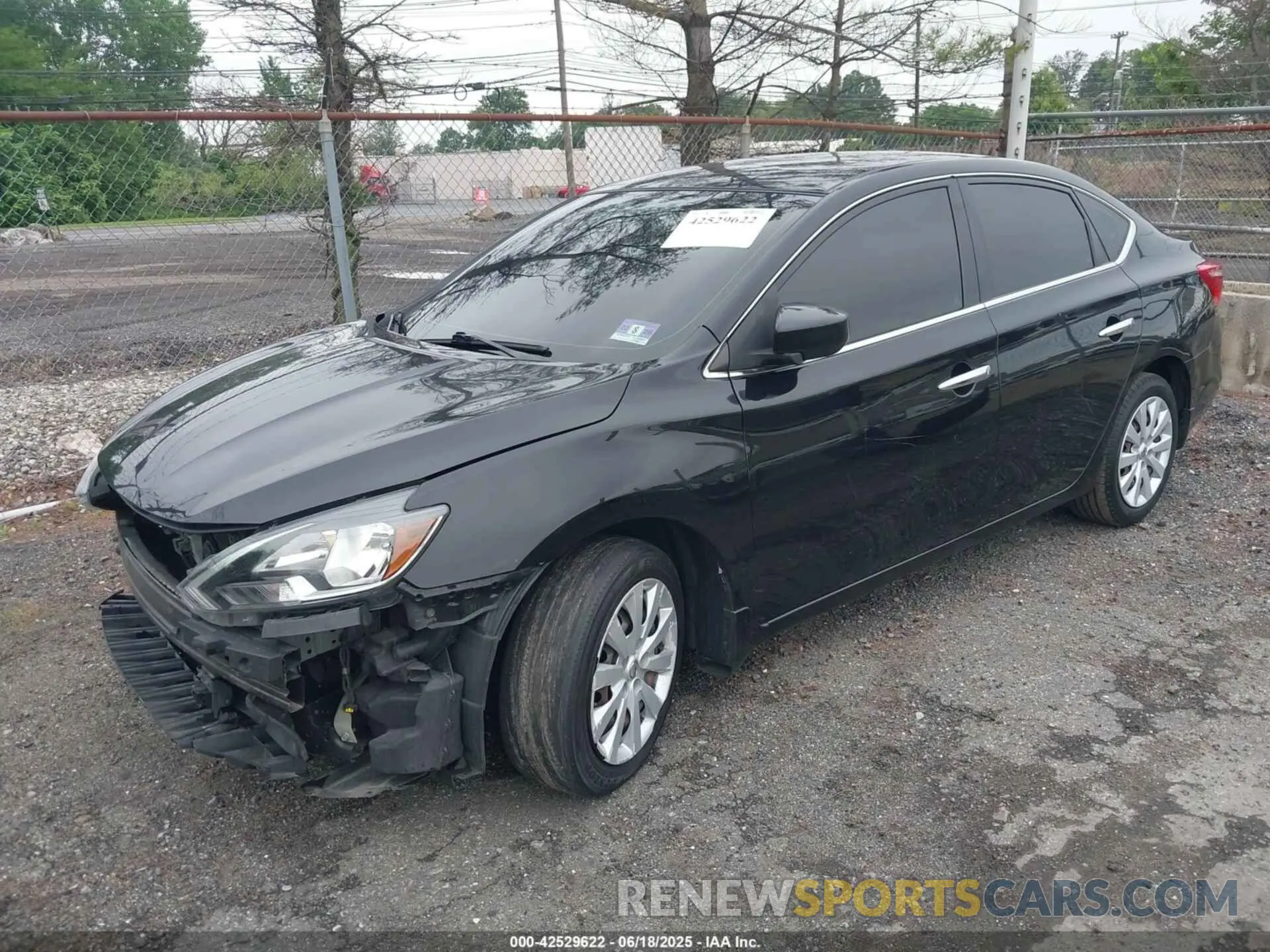 2 fotografías del automóvil dañado 3N1AB7AP5KY325502 NISSAN SENTRA 2019