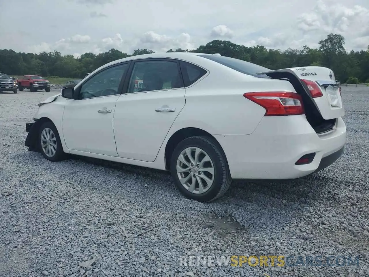 2 fotografías del automóvil dañado 3N1AB7AP5KY329971 NISSAN SENTRA 2019