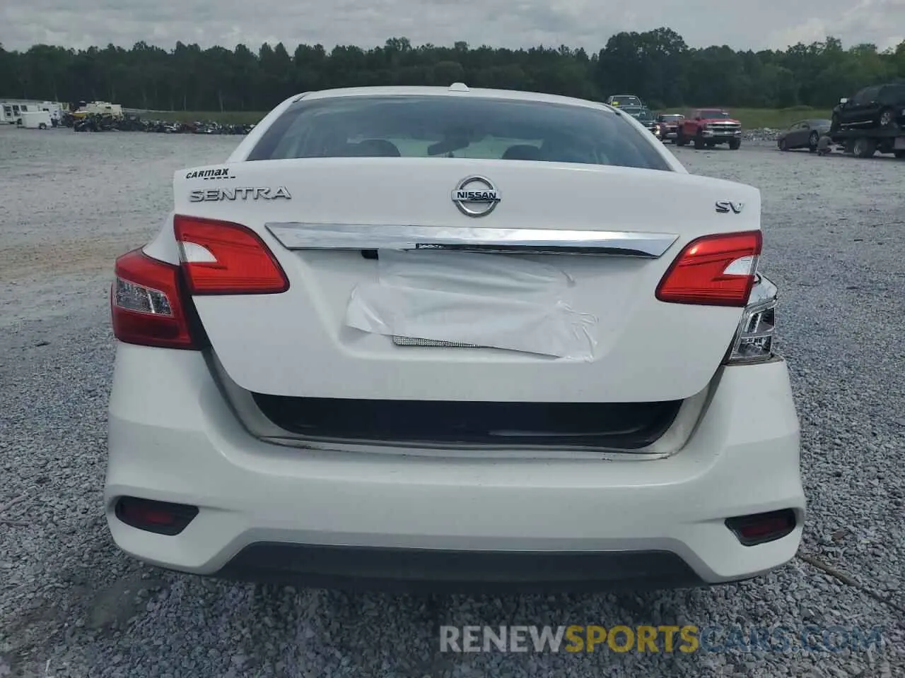 6 fotografías del automóvil dañado 3N1AB7AP5KY329971 NISSAN SENTRA 2019