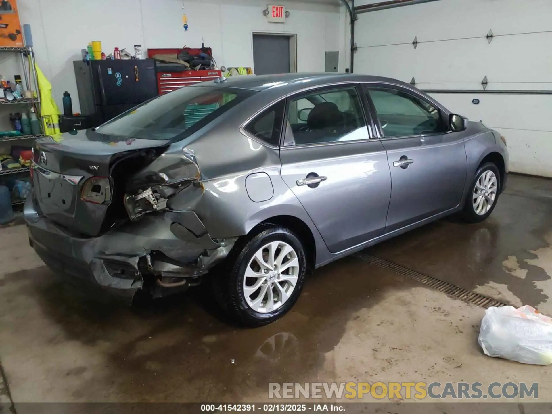 4 fotografías del automóvil dañado 3N1AB7AP5KY344051 NISSAN SENTRA 2019