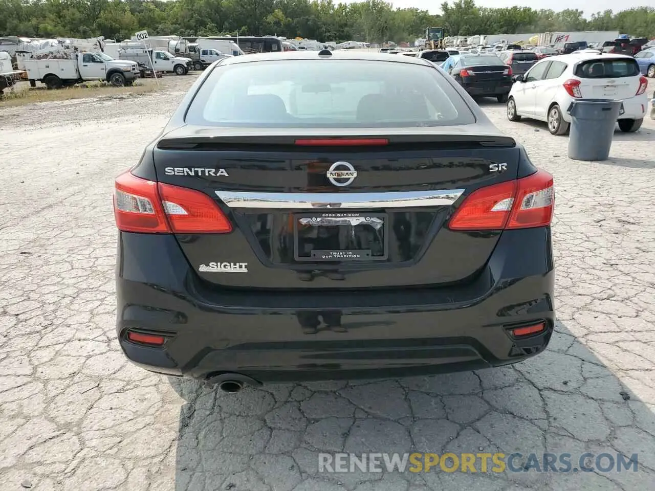 6 fotografías del automóvil dañado 3N1AB7AP5KY344311 NISSAN SENTRA 2019