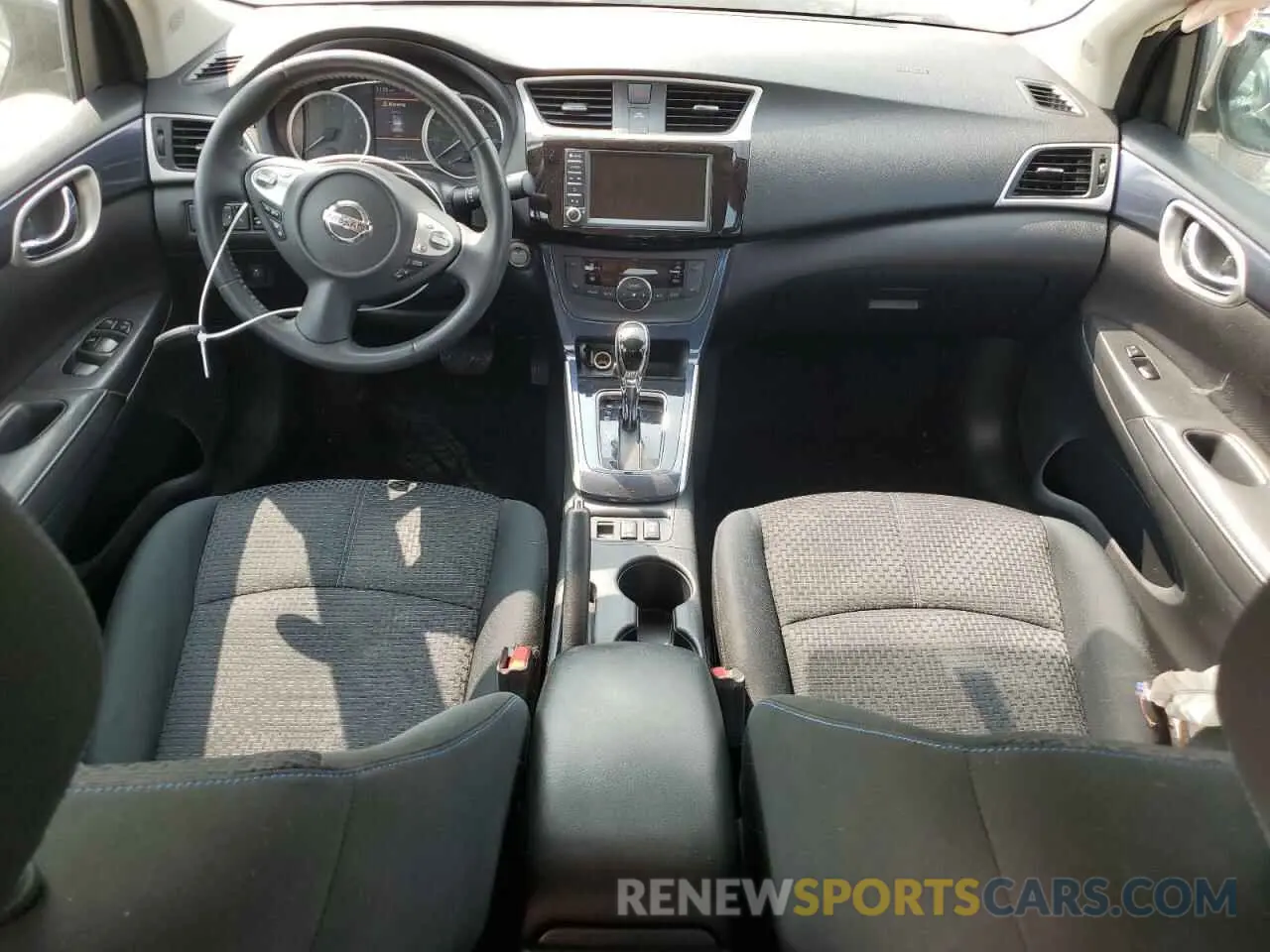 8 fotografías del automóvil dañado 3N1AB7AP5KY344311 NISSAN SENTRA 2019