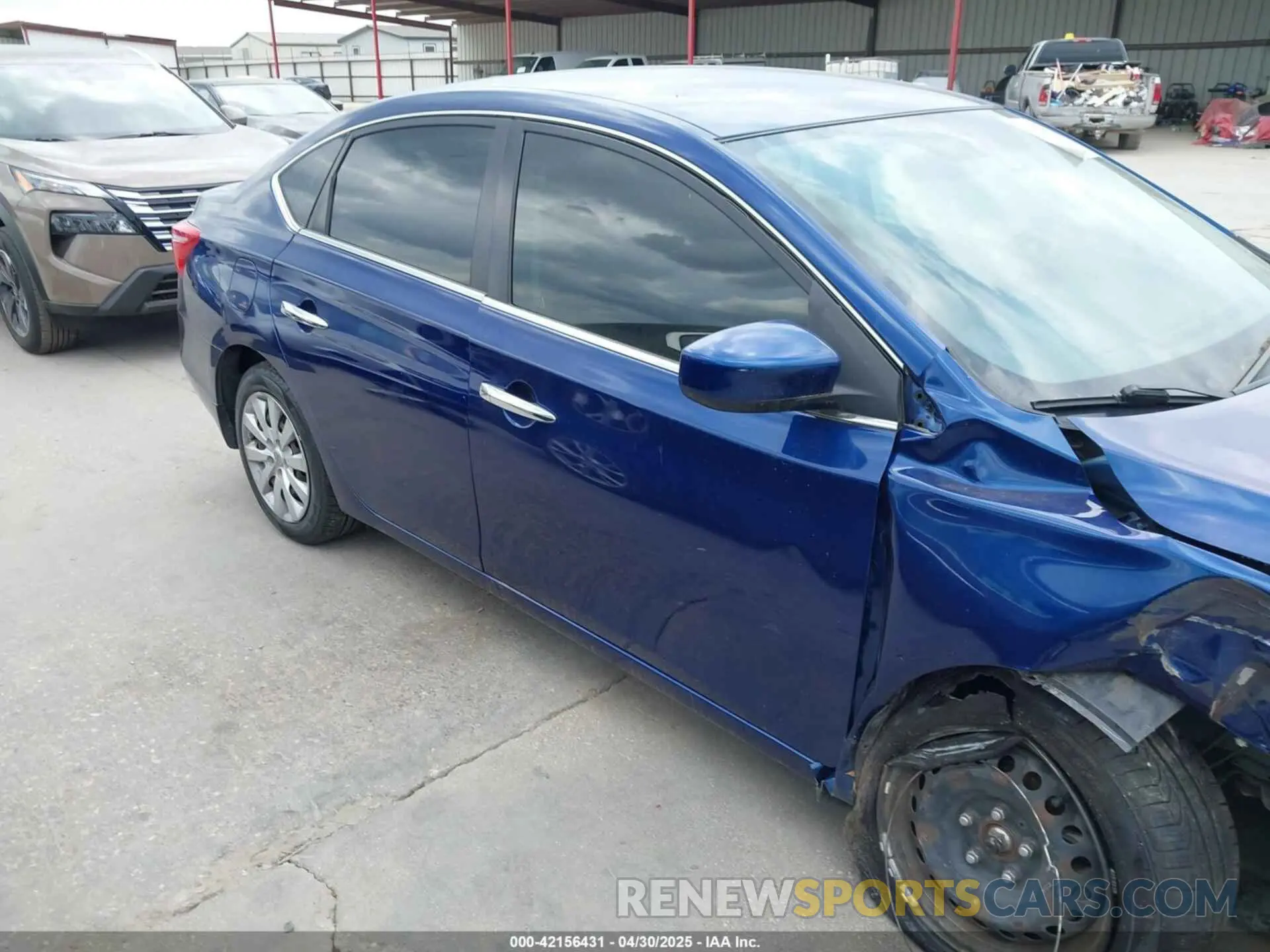 14 fotografías del automóvil dañado 3N1AB7AP5KY344986 NISSAN SENTRA 2019