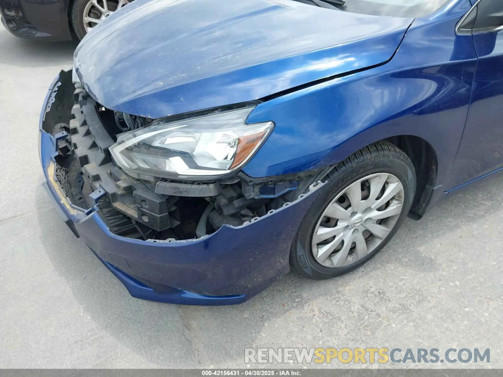6 fotografías del automóvil dañado 3N1AB7AP5KY344986 NISSAN SENTRA 2019