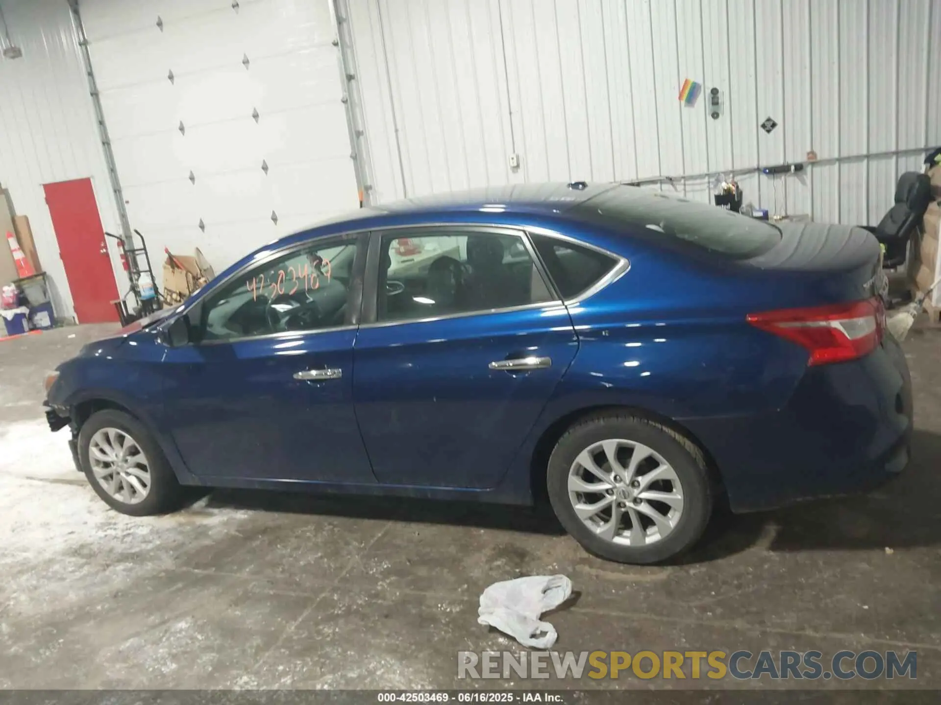 13 fotografías del automóvil dañado 3N1AB7AP5KY345135 NISSAN SENTRA 2019