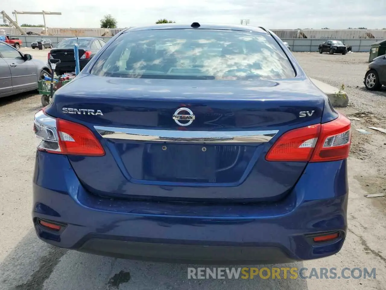 6 fotografías del automóvil dañado 3N1AB7AP5KY356216 NISSAN SENTRA 2019