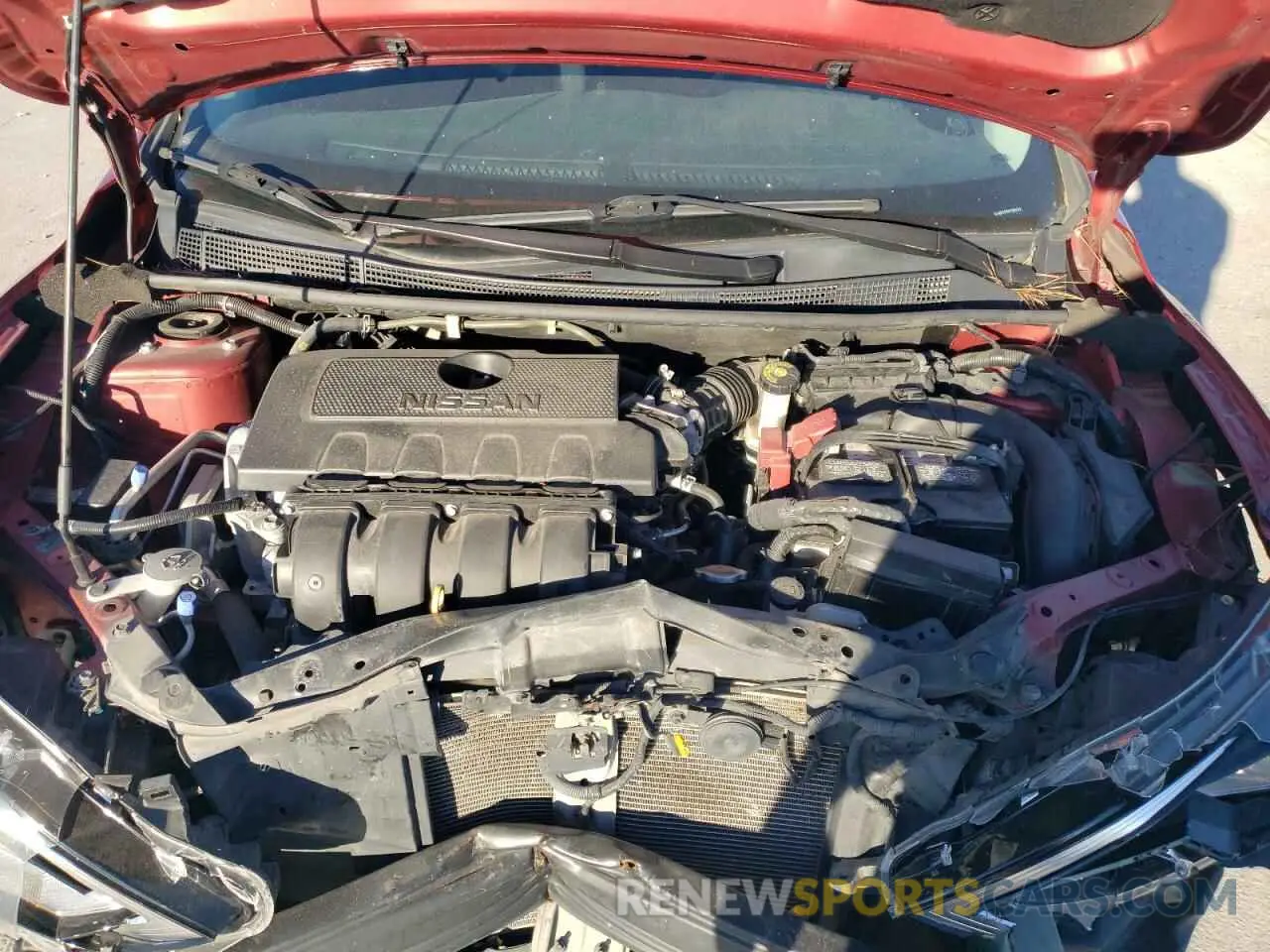 11 fotografías del automóvil dañado 3N1AB7AP5KY360122 NISSAN SENTRA 2019
