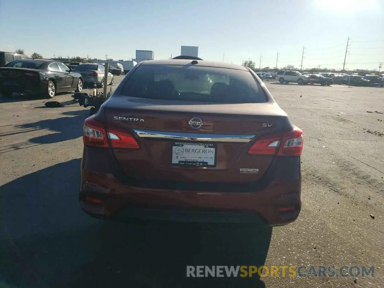 6 fotografías del automóvil dañado 3N1AB7AP5KY360122 NISSAN SENTRA 2019