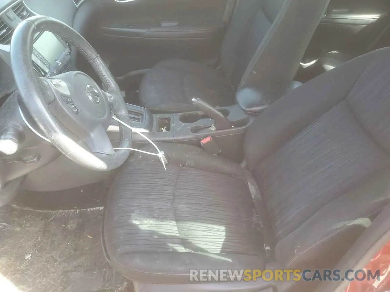 7 fotografías del automóvil dañado 3N1AB7AP5KY360122 NISSAN SENTRA 2019