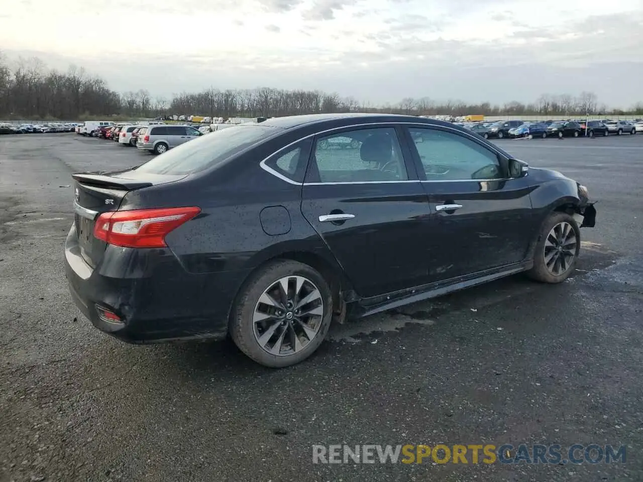 3 fotografías del automóvil dañado 3N1AB7AP5KY361142 NISSAN SENTRA 2019