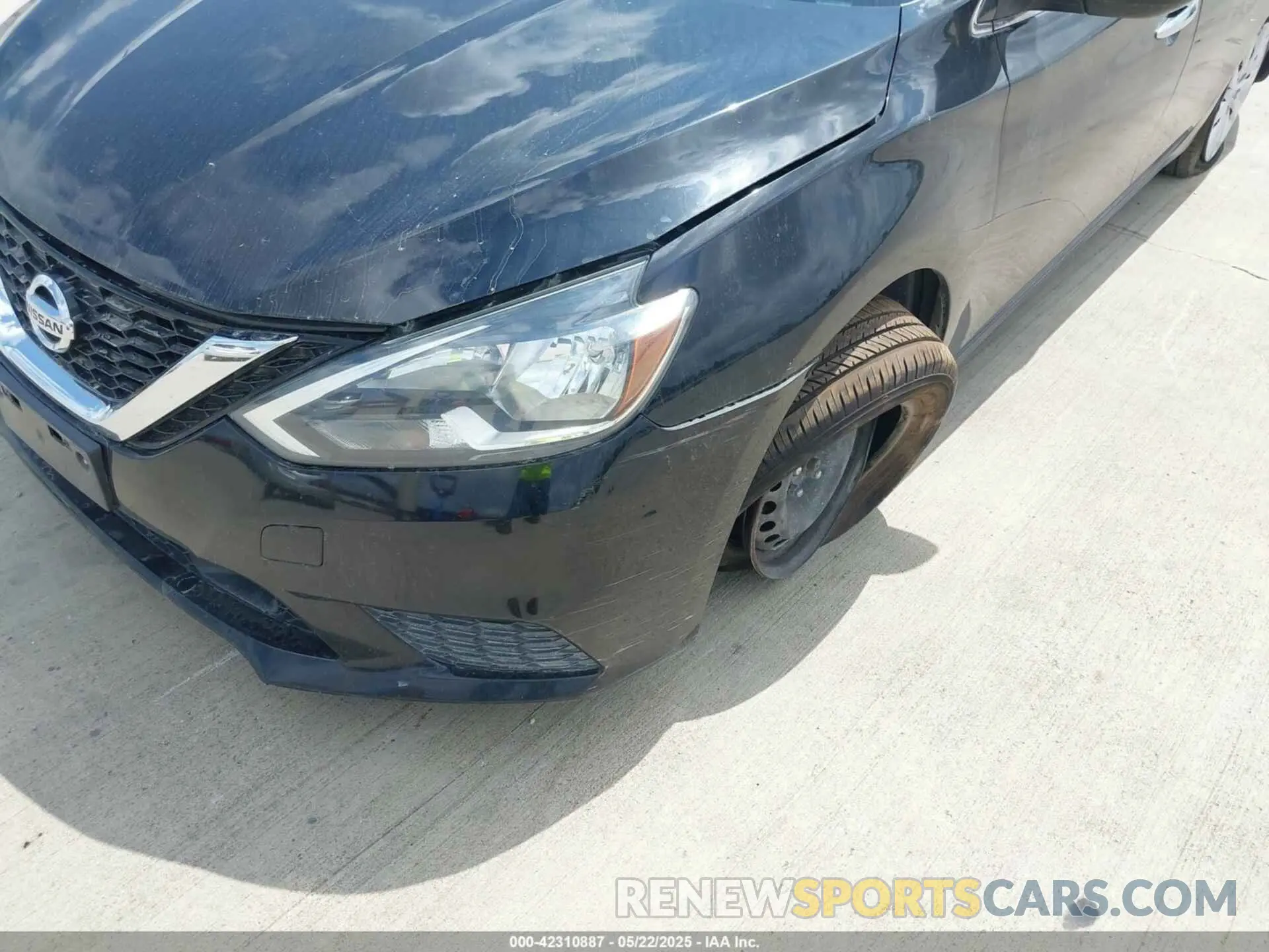 6 fotografías del automóvil dañado 3N1AB7AP5KY376952 NISSAN SENTRA 2019