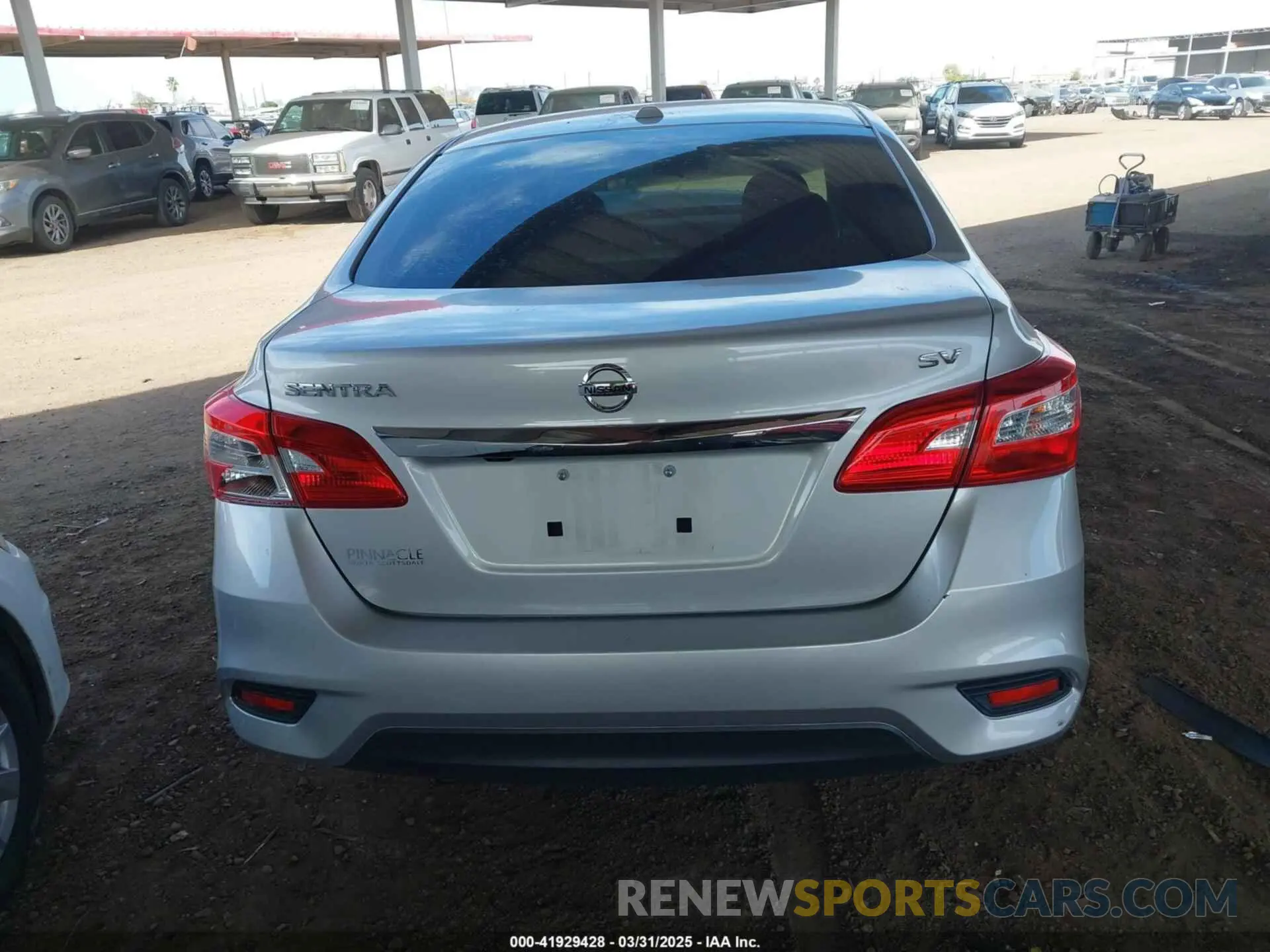 16 fotografías del automóvil dañado 3N1AB7AP5KY392360 NISSAN SENTRA 2019