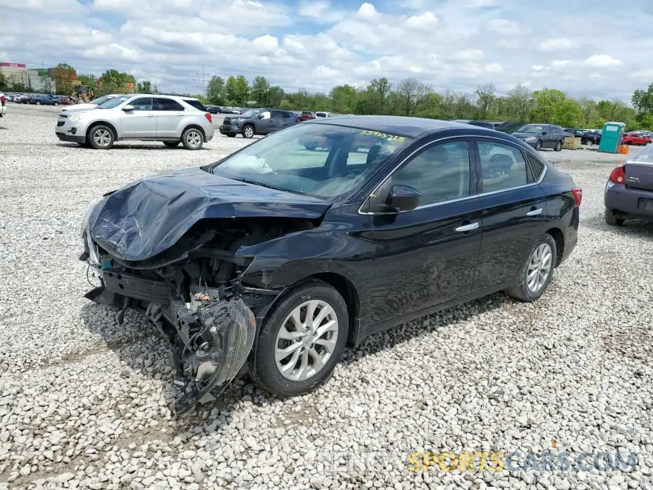 1 fotografías del automóvil dañado 3N1AB7AP5KY410663 NISSAN SENTRA 2019