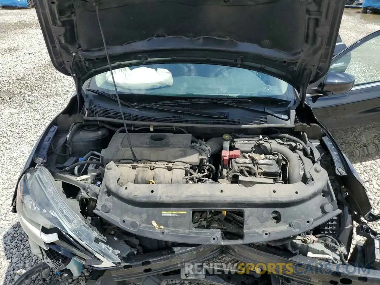 10 fotografías del automóvil dañado 3N1AB7AP5KY410663 NISSAN SENTRA 2019