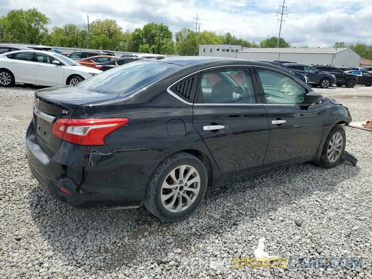 2 fotografías del automóvil dañado 3N1AB7AP5KY410663 NISSAN SENTRA 2019