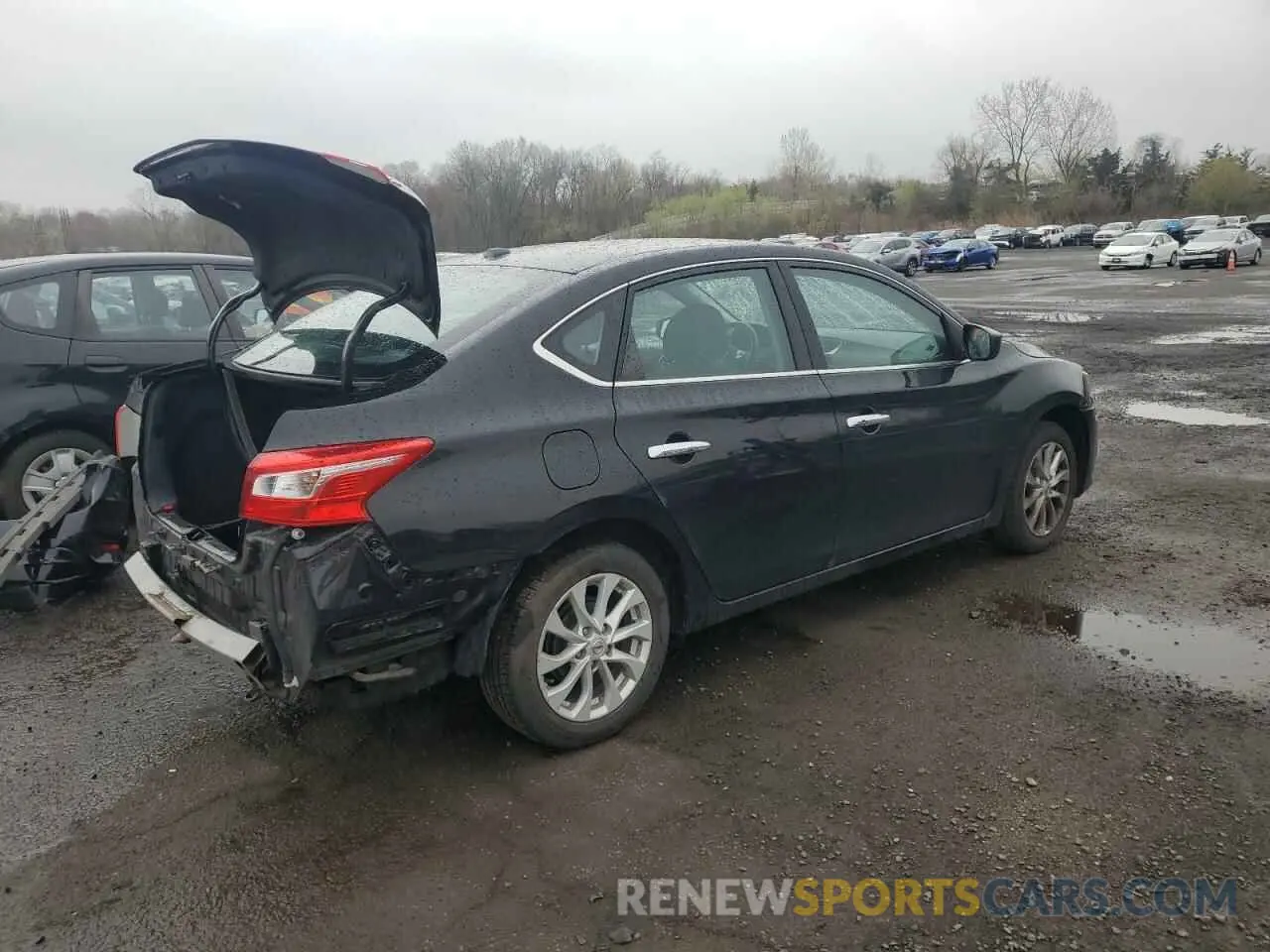 3 fotografías del automóvil dañado 3N1AB7AP5KY413336 NISSAN SENTRA 2019