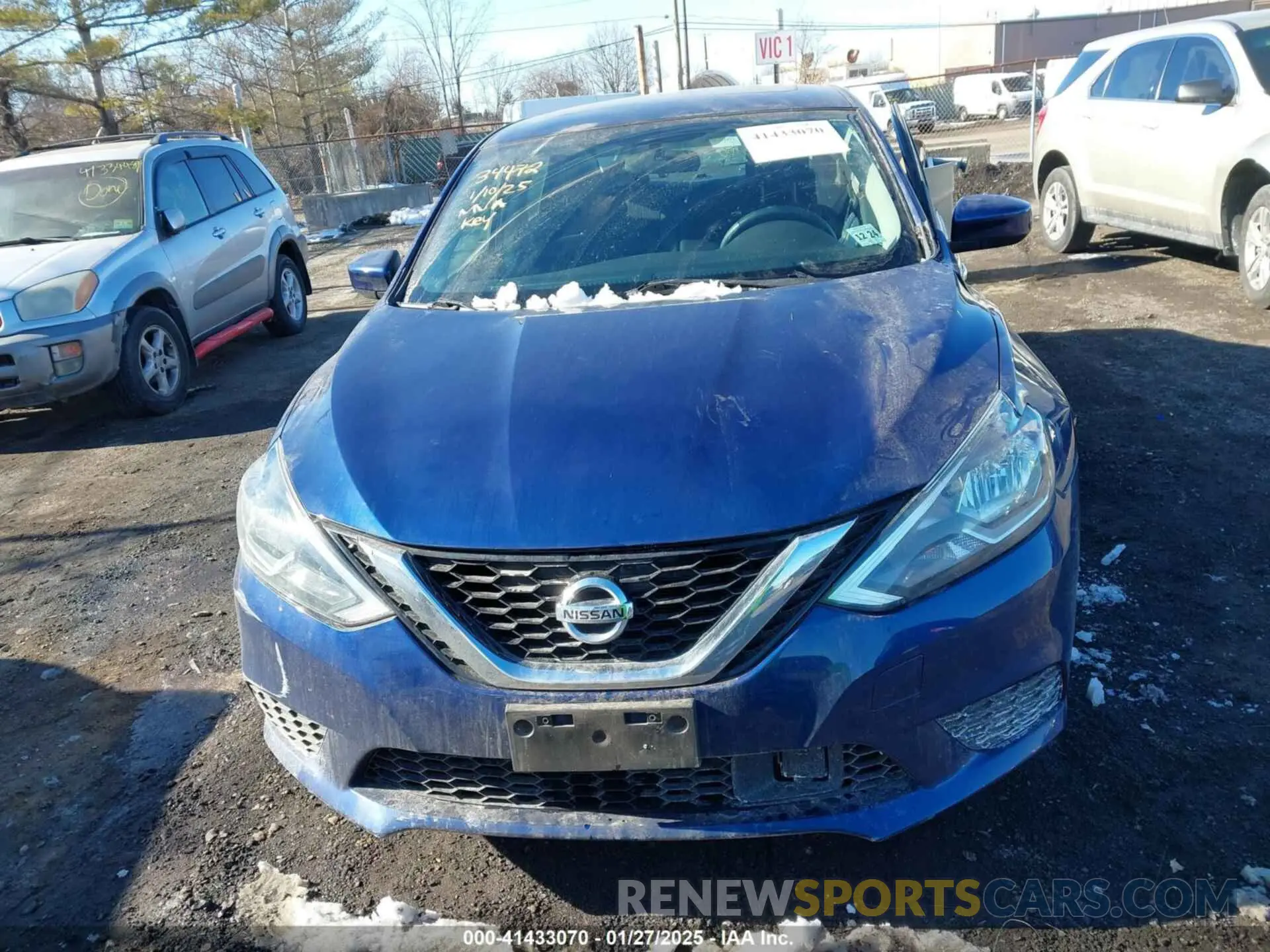 12 fotografías del automóvil dañado 3N1AB7AP5KY415619 NISSAN SENTRA 2019