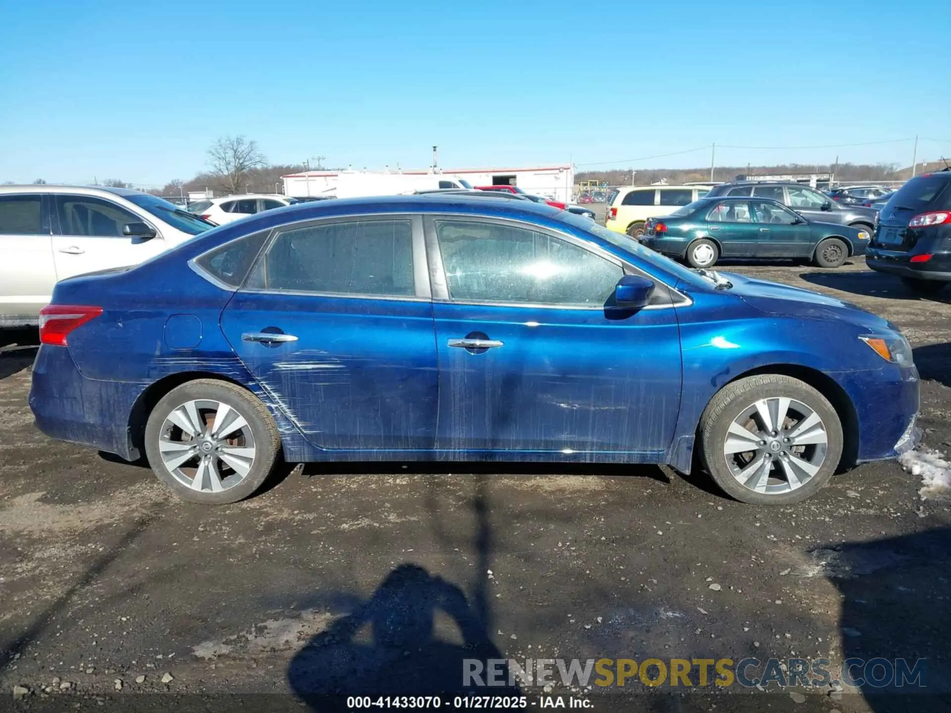 13 fotografías del automóvil dañado 3N1AB7AP5KY415619 NISSAN SENTRA 2019