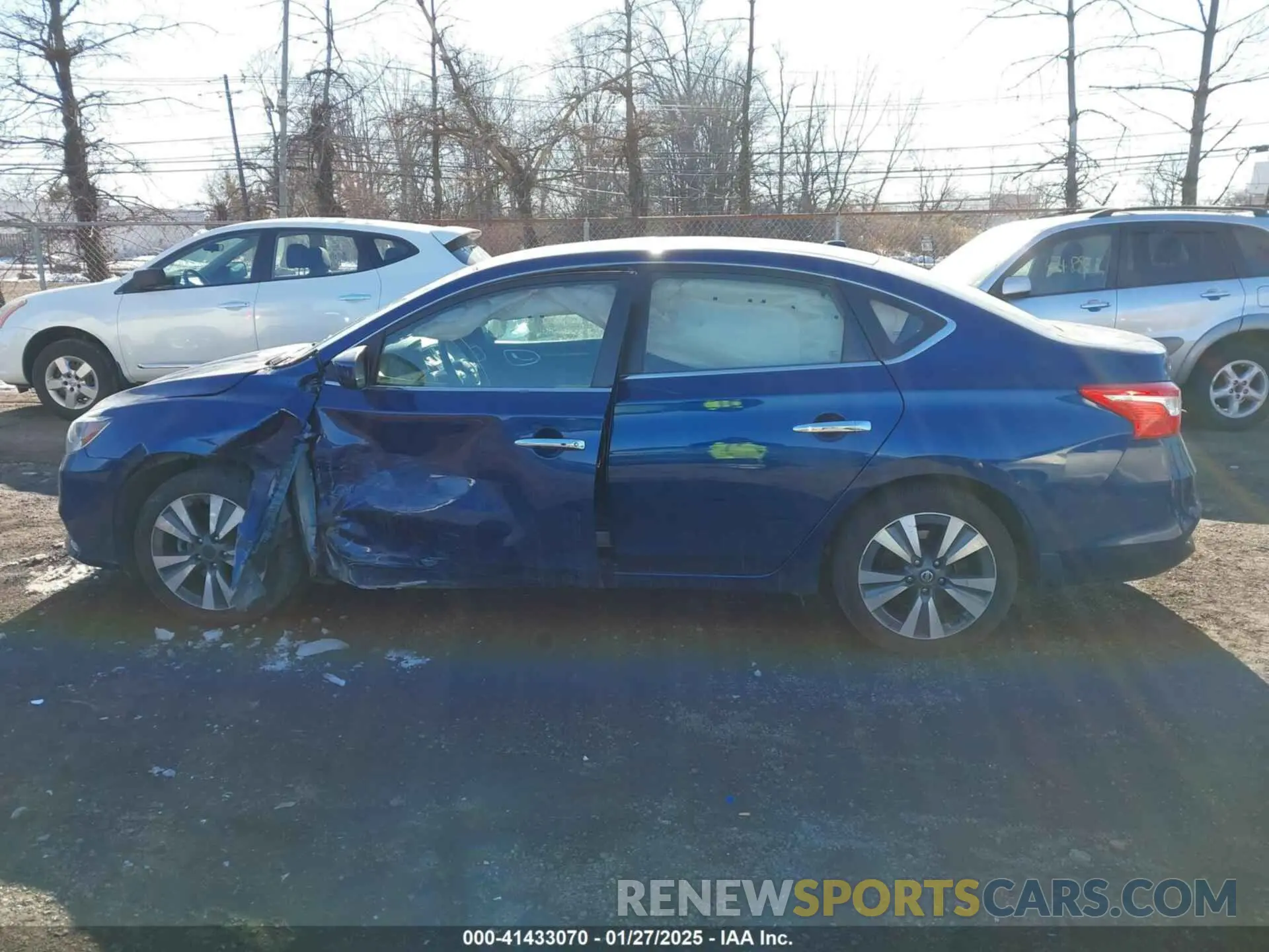 14 fotografías del automóvil dañado 3N1AB7AP5KY415619 NISSAN SENTRA 2019