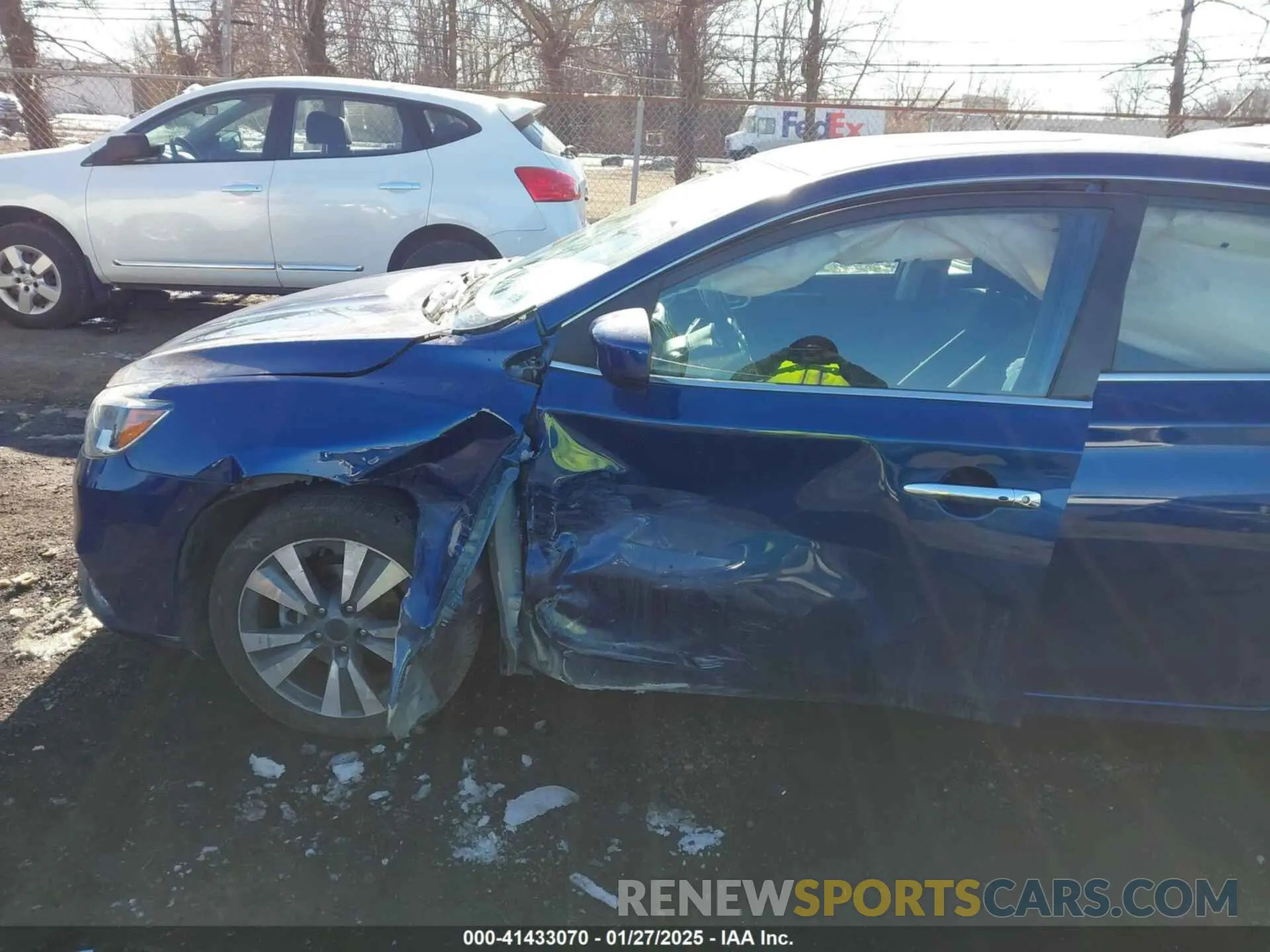 6 fotografías del automóvil dañado 3N1AB7AP5KY415619 NISSAN SENTRA 2019