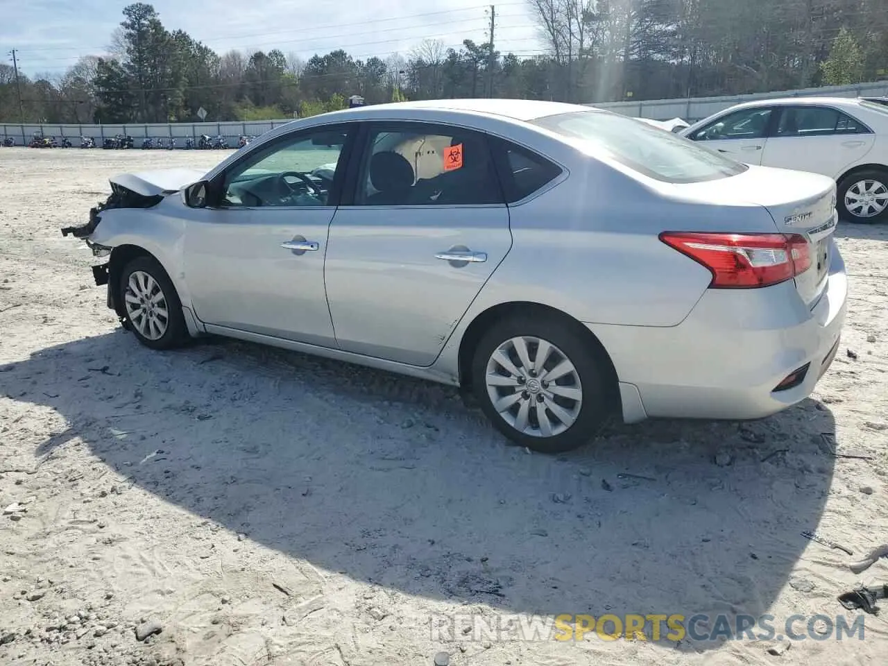 2 fotografías del automóvil dañado 3N1AB7AP5KY429570 NISSAN SENTRA 2019