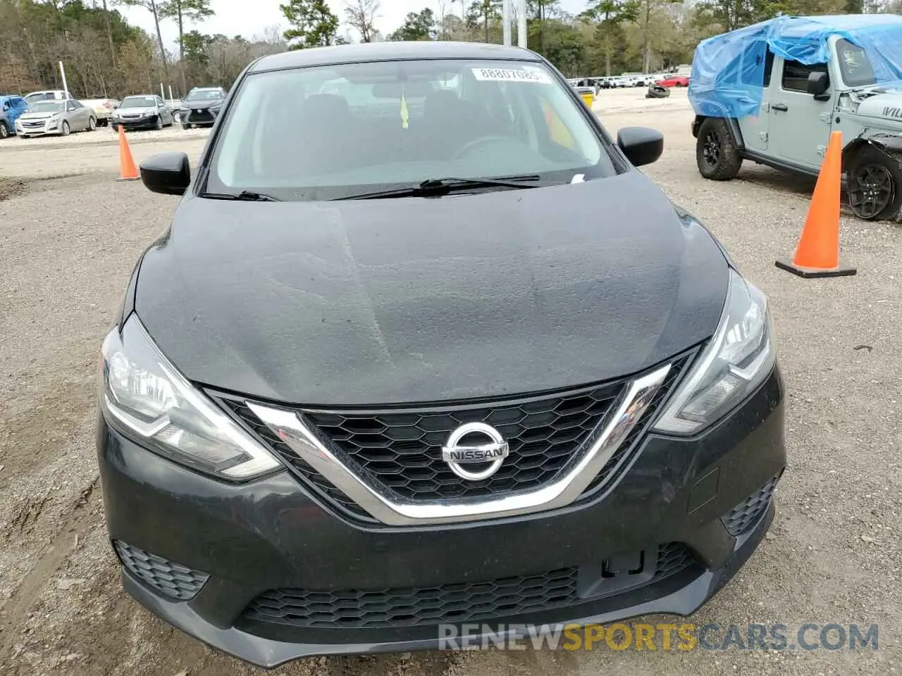 5 fotografías del automóvil dañado 3N1AB7AP5KY429973 NISSAN SENTRA 2019