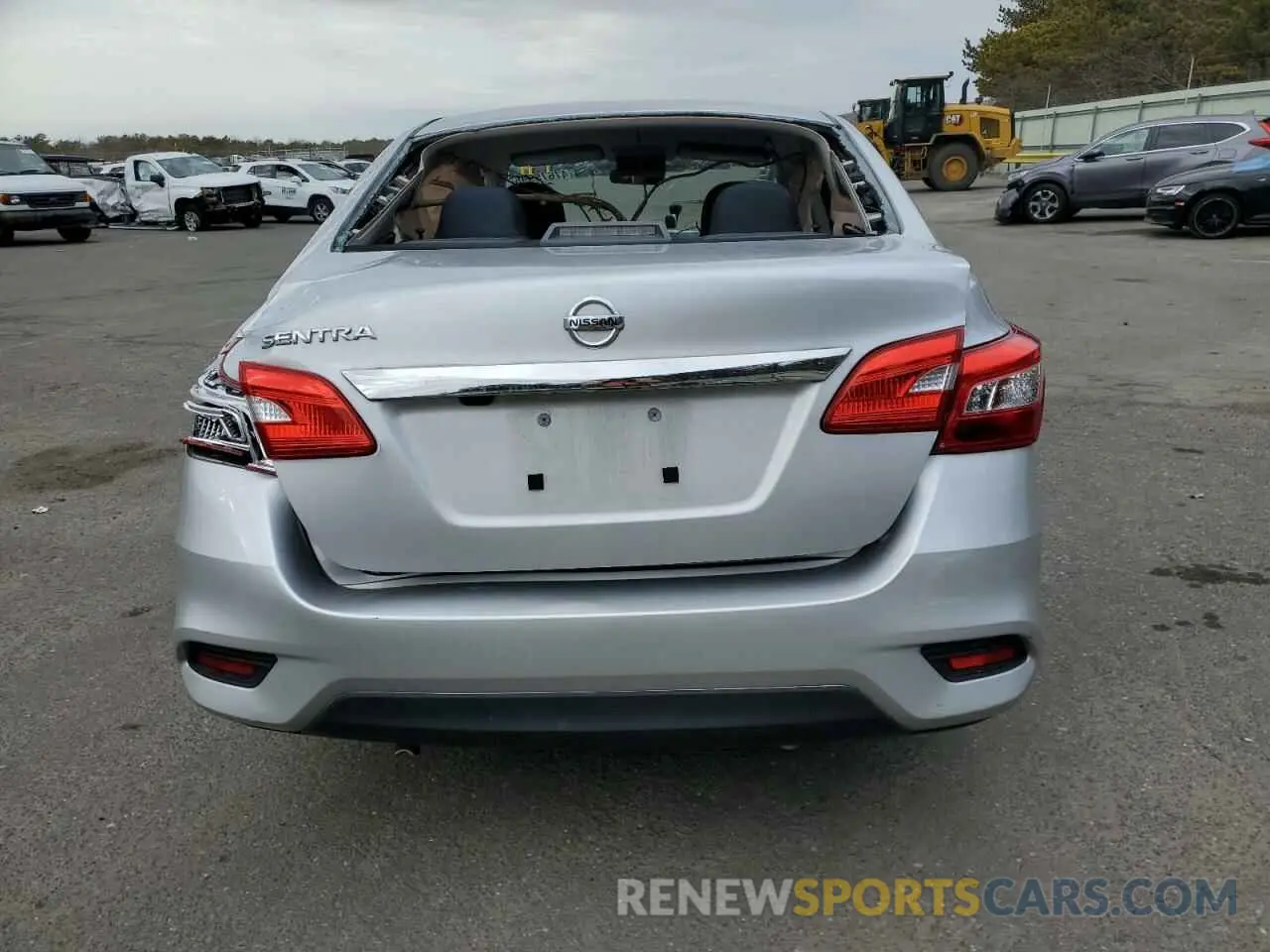 6 fotografías del automóvil dañado 3N1AB7AP5KY438785 NISSAN SENTRA 2019