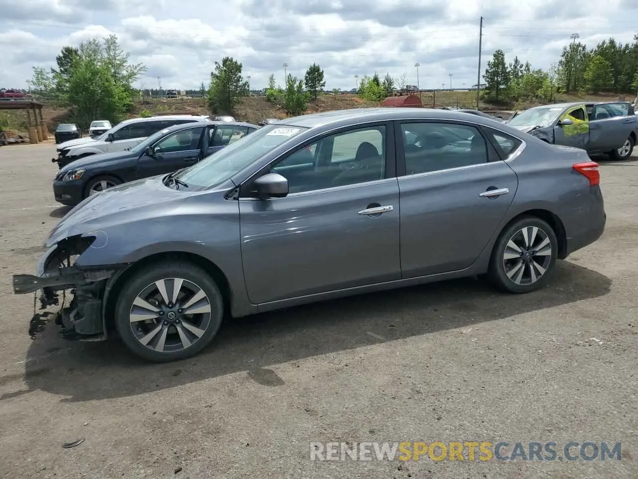 1 fotografías del automóvil dañado 3N1AB7AP5KY444702 NISSAN SENTRA 2019
