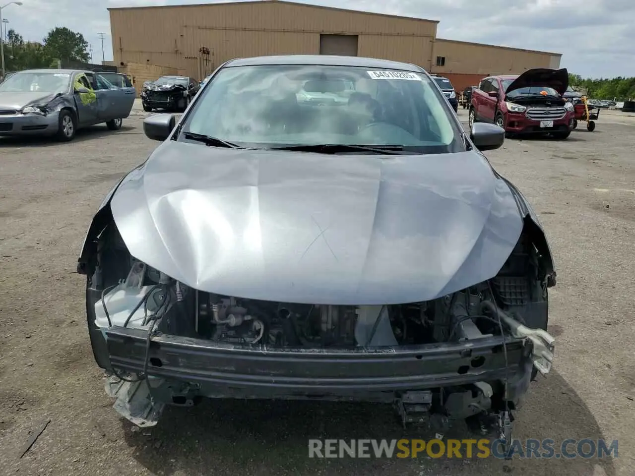 5 fotografías del automóvil dañado 3N1AB7AP5KY444702 NISSAN SENTRA 2019