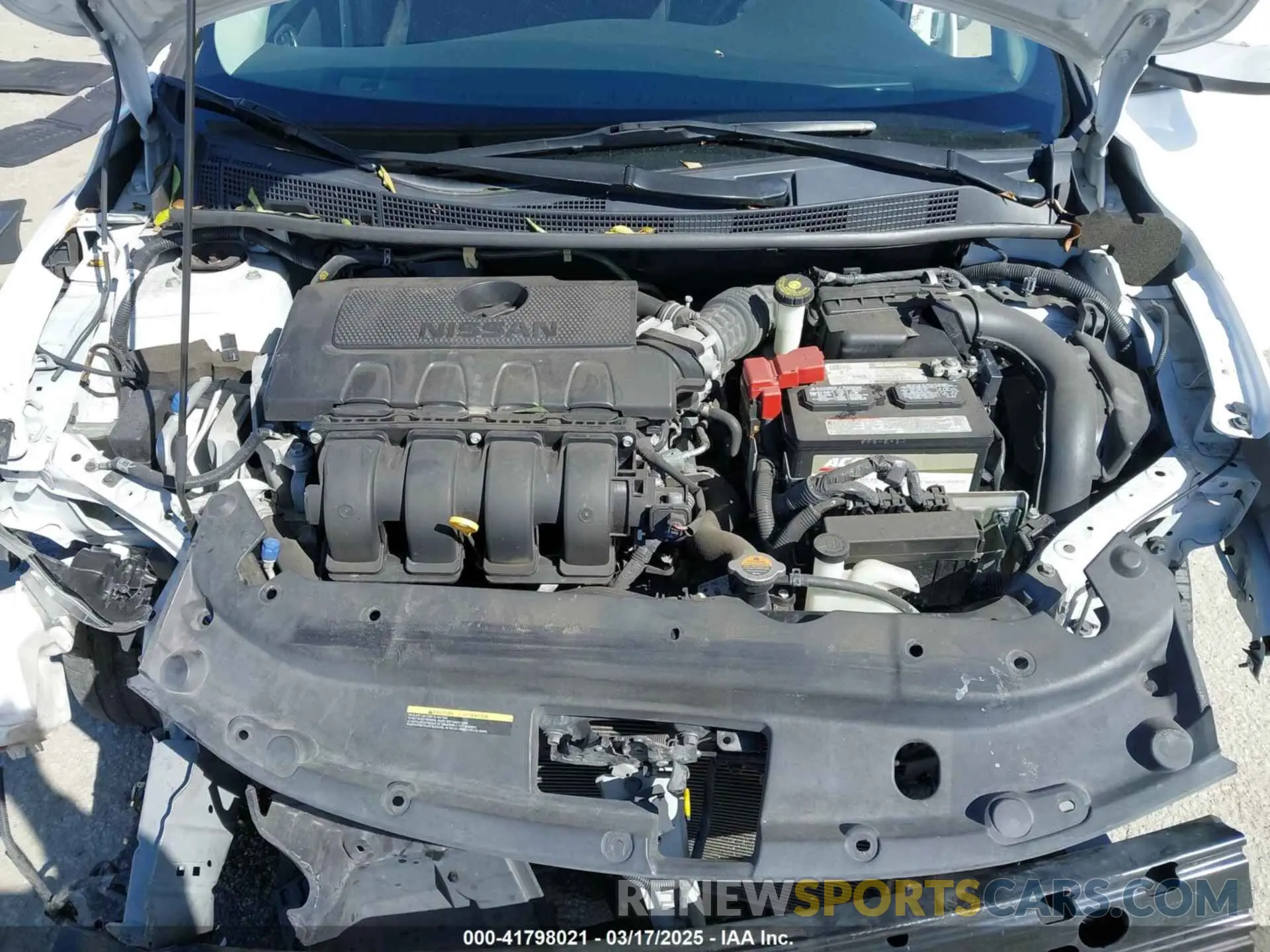 10 fotografías del automóvil dañado 3N1AB7AP5KY449382 NISSAN SENTRA 2019