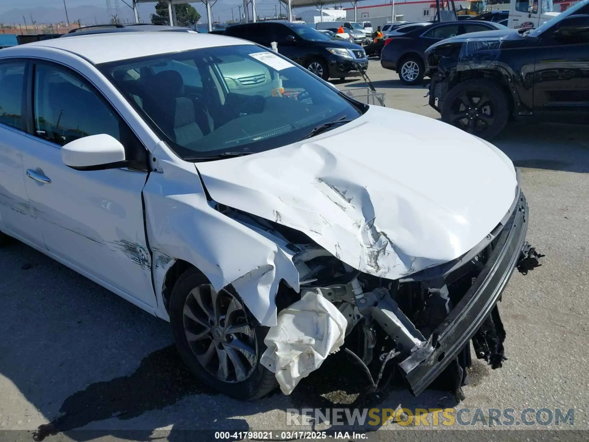 6 fotografías del automóvil dañado 3N1AB7AP5KY449382 NISSAN SENTRA 2019