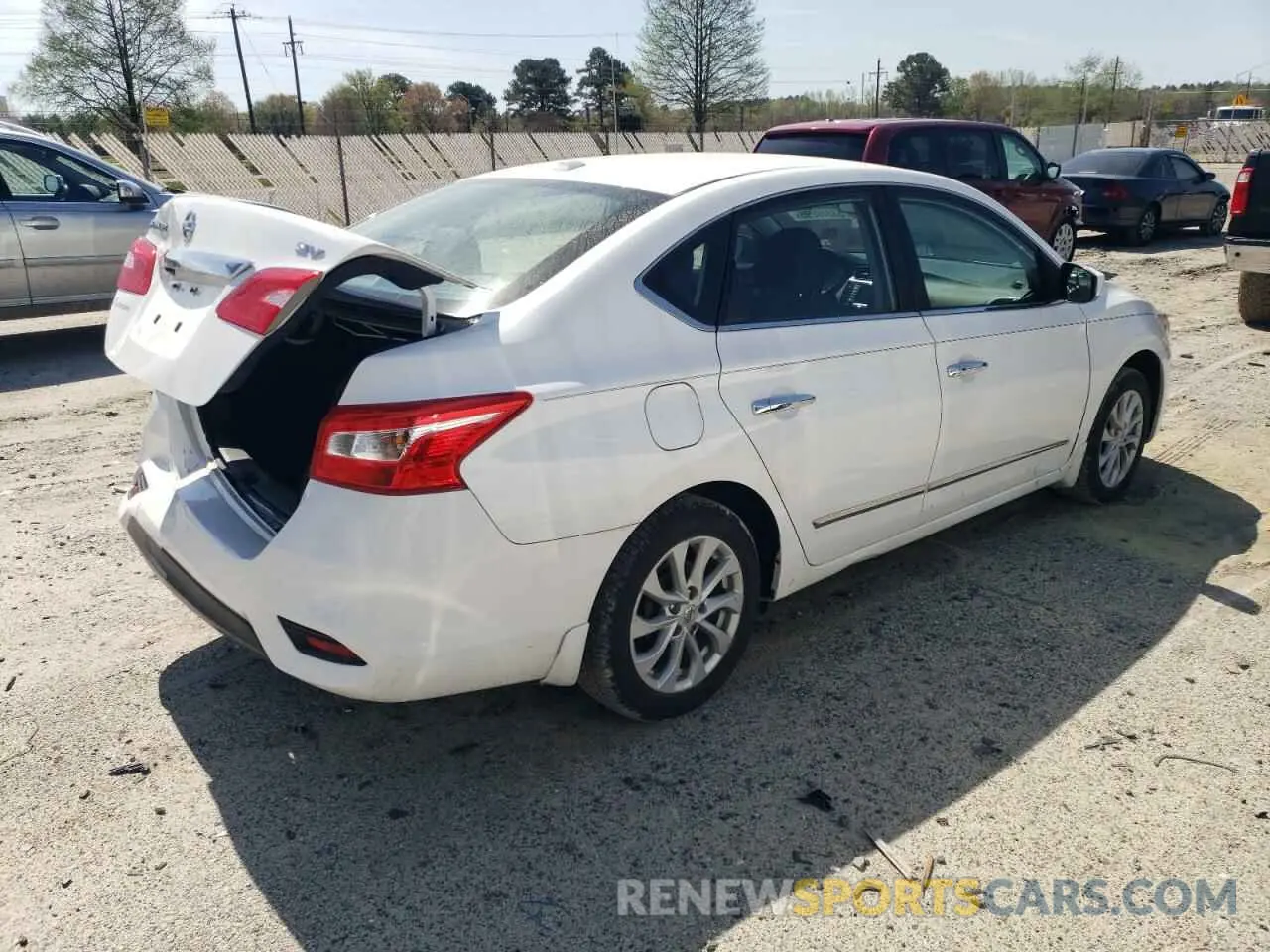 3 fotografías del automóvil dañado 3N1AB7AP6KL607998 NISSAN SENTRA 2019