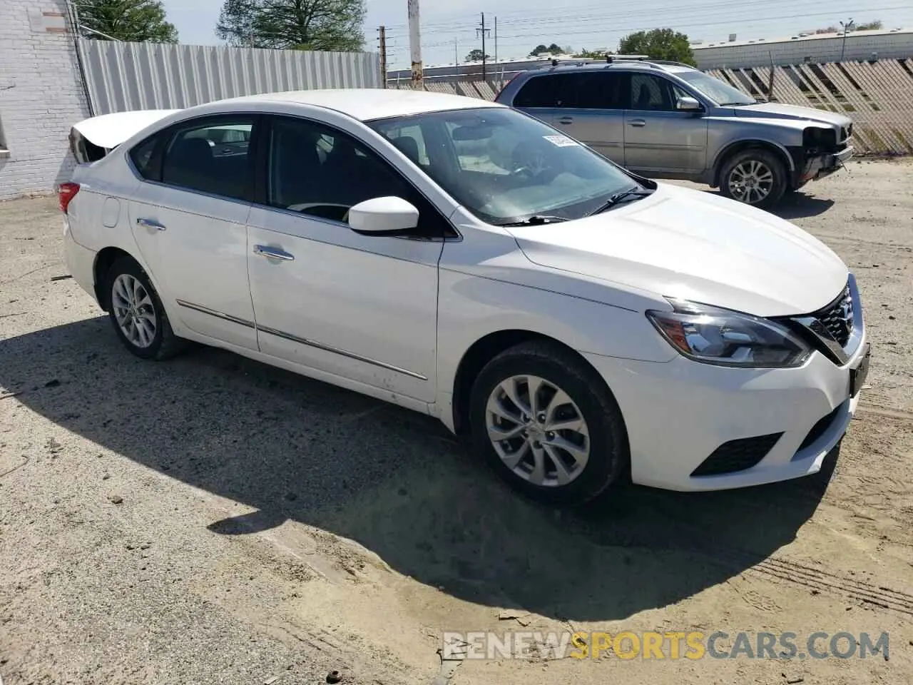 4 fotografías del automóvil dañado 3N1AB7AP6KL607998 NISSAN SENTRA 2019