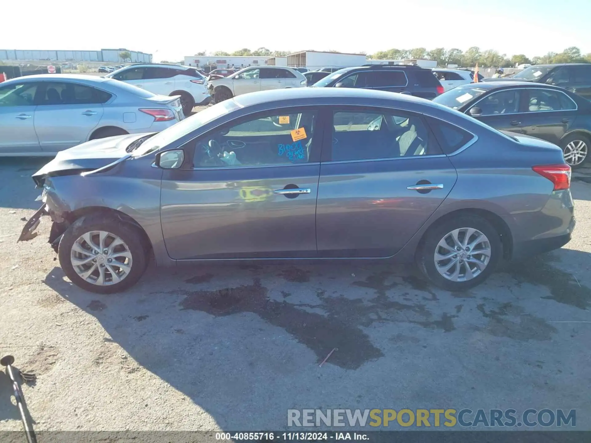 14 fotografías del automóvil dañado 3N1AB7AP6KL629337 NISSAN SENTRA 2019