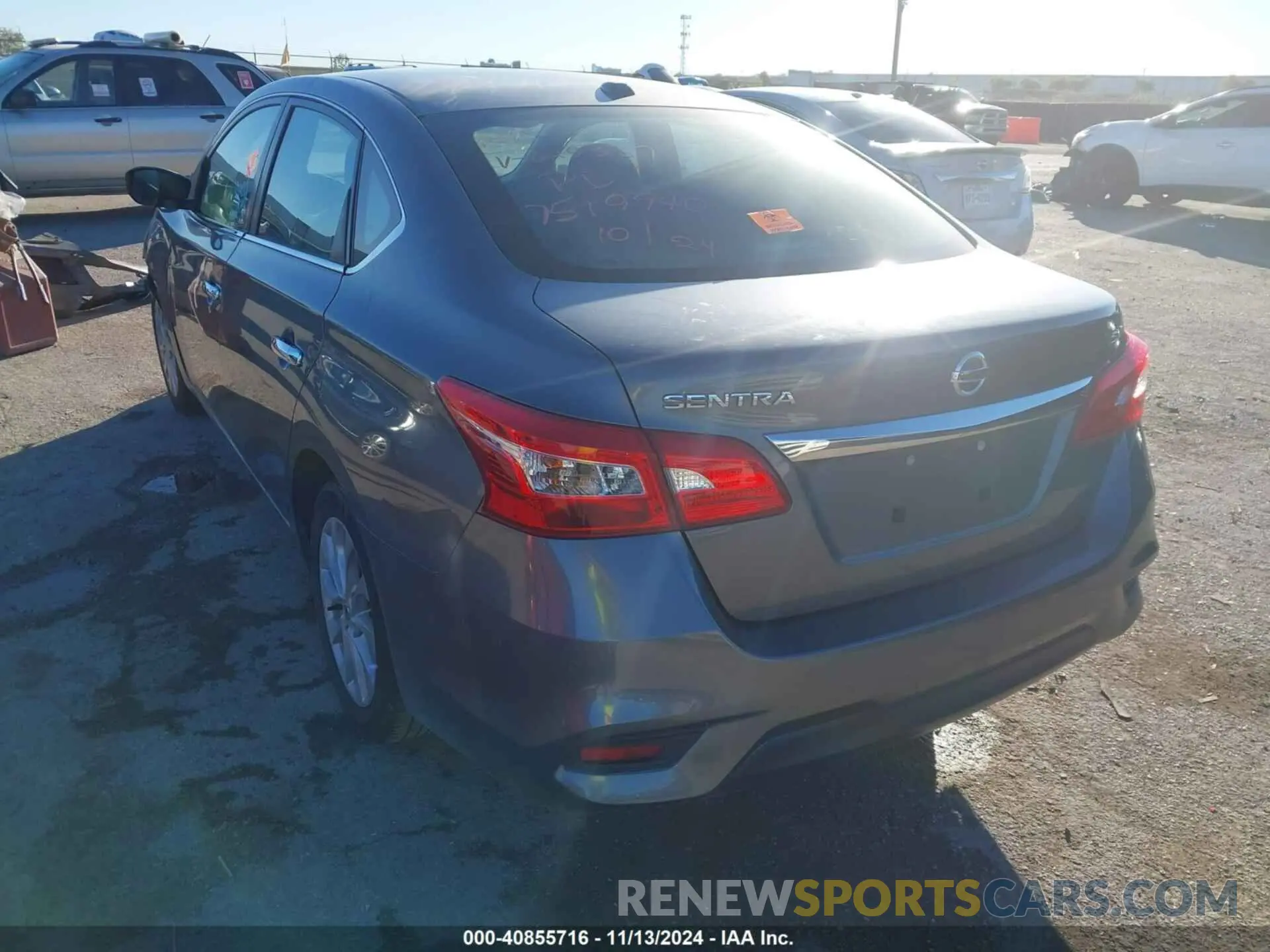 3 fotografías del automóvil dañado 3N1AB7AP6KL629337 NISSAN SENTRA 2019